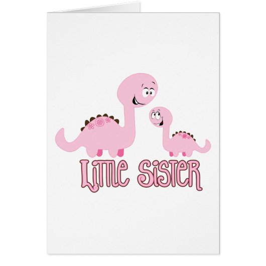 Little Sister Dinosaur Cards (Front)