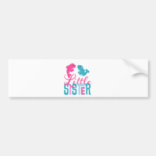 Little Sister Dolphins Bumper Sticker