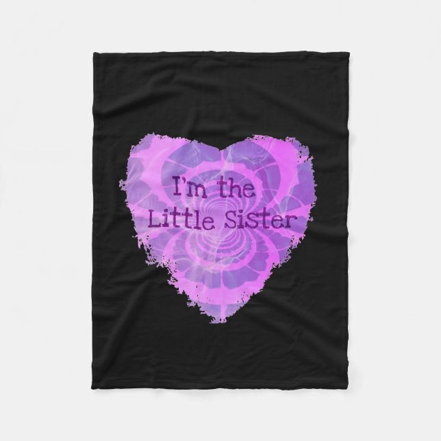 Little Sister Fleece Blanket (Front)