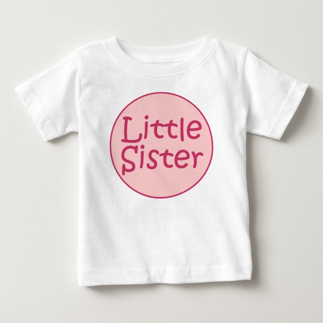 Little Sister Long Sleeve Baby T-Shirt (Front)