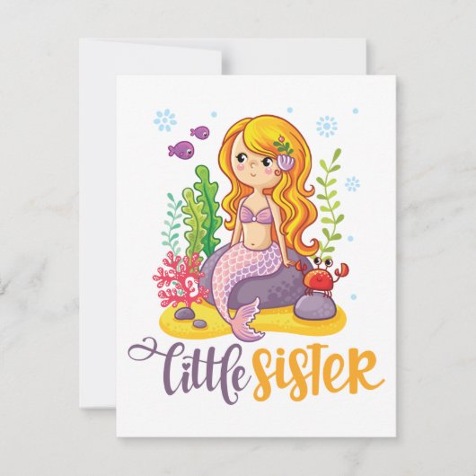Little Sister 🧜‍♀️ Mermaid (Front)