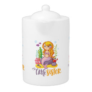 Little Sister 🧜♀️ Mermaid Teapot