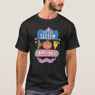 Little Sister Of Birthday Girl Garden Theme Matchi T-Shirt