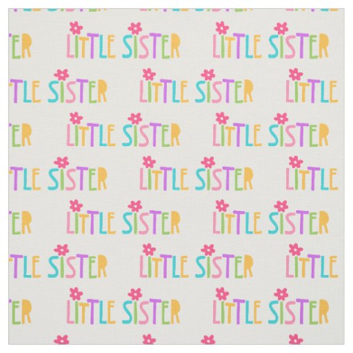 Little Sister Pattern Fabric