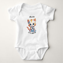 Little Sister Personalized Baby Bodysuit
