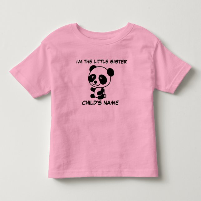 LITTLE SISTER Personalized T-shirts (Front)