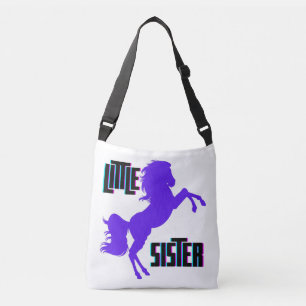 Little Sister Purple Pony Crossbody Bag