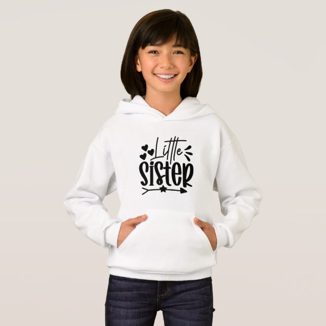Little Sister - Sister Hoodie (Front Full)