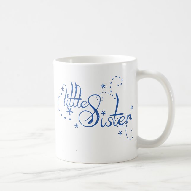 Little Sister Swirls Coffee Mug (Right)