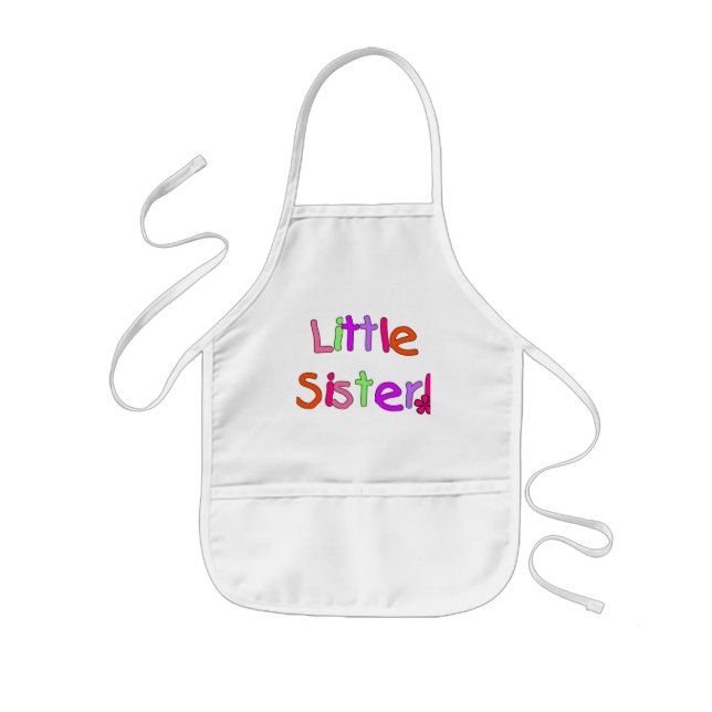 Little Sister T-shirts and Gifts Kids' Apron (Front)