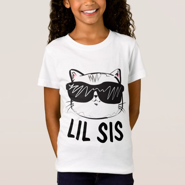 LITTLE SISTER T-Shirts (LIL SIS) Tees (Front)