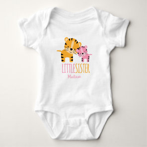 Little Sister Tiger Baby Bodysuit