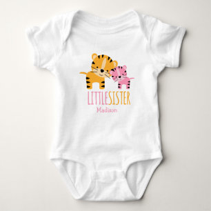 Little Sister Tiger Baby Bodysuit