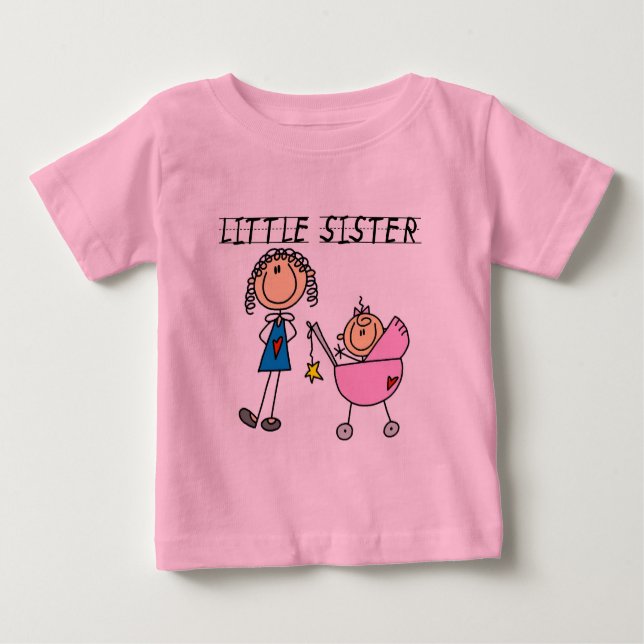 Little Sister With Big Sis Tshirts (Front)