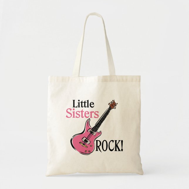 Little Sisters Rock Tote Bag (Front)