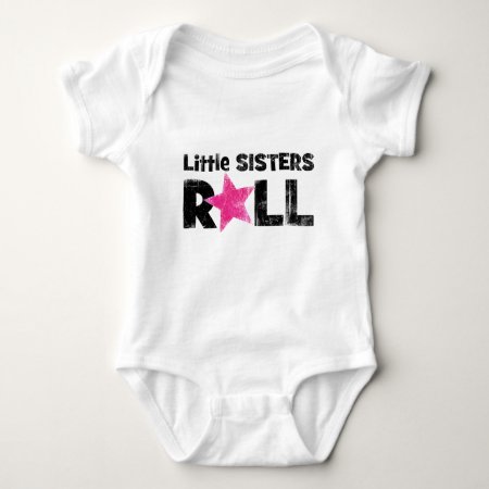 Little Sisters Roll Baby Bodysuit