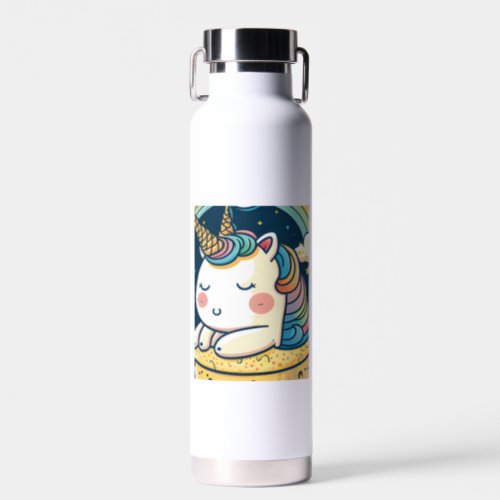 Little sleeping unicorn  water bottle