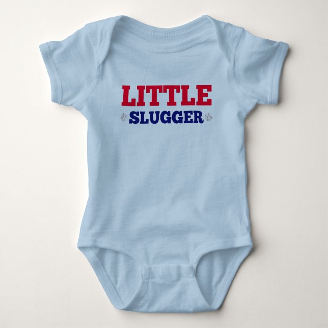 Little Slugger Baby Bodysuit (Front)