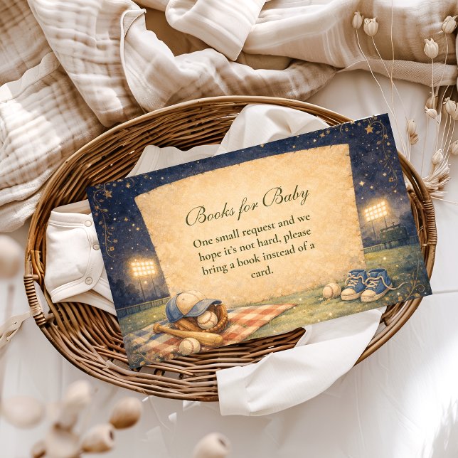 Little Slugger Baseball Books for Baby Enclosure Card (Creator Uploaded)
