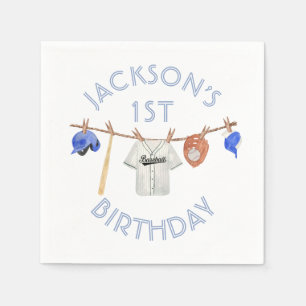 Little slugger baseball Clothesline Napkins