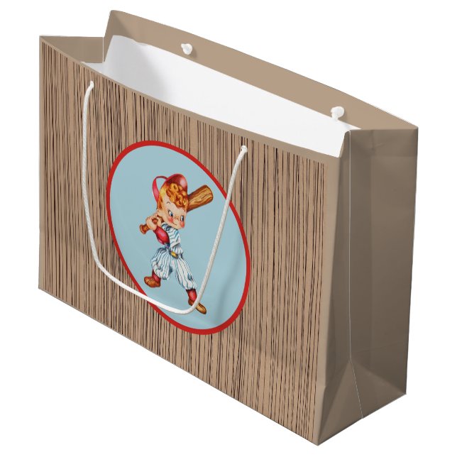 Little Slugger Vintage Gift Bag (Front Angled)