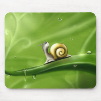 little snail mouse pad