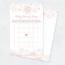 Little Snowflake Baby Shower Bingo Game