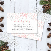 Little Snowflake Baby Shower Bring a Book