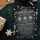 Little Snowflake Boys Winter Baby Shower Invitation<br><div class="desc">Celebrate in style with these trendy baby shower invitations. This design is easy to personalize with your special event wording and your guests will be thrilled when they receive these fabulous invites.</div>