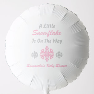 Little Snowflake On The Way Balloon