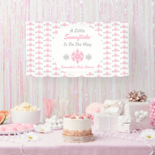 Little Snowflake On The Way Banner
