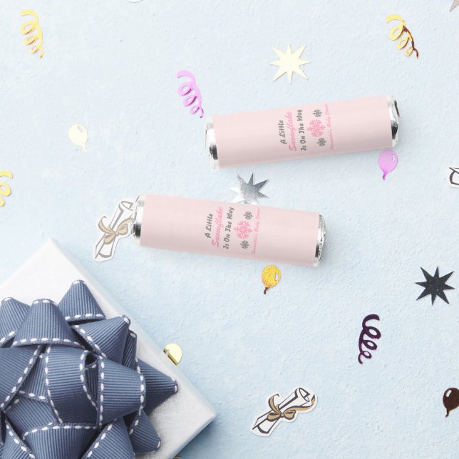 Little Snowflake On The Way Breath Savers® Mints (Party)