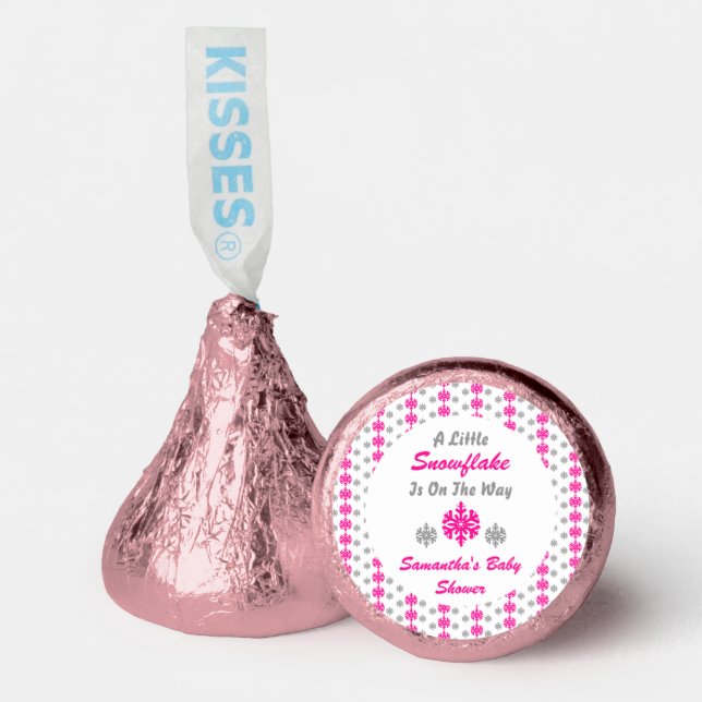 Little Snowflake On The Way Hershey®'s Kisses® (Front)