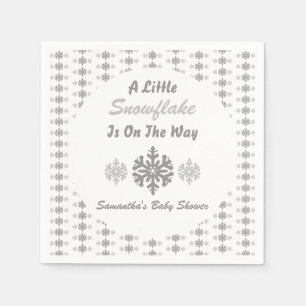 Little Snowflake On The Way Napkins