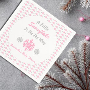 Little Snowflake On The Way Napkins