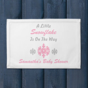 Little Snowflake On The Way Pennant