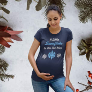 Little Snowflake On The Way T-Shirt
