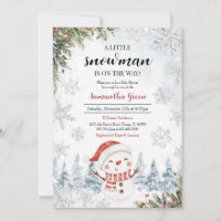Little Snowman Baby Shower