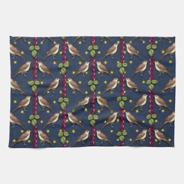 Little Song Birds Towel (Horizontal)
