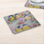 Little Sparrows Spring Joy Painting Paper Coaster