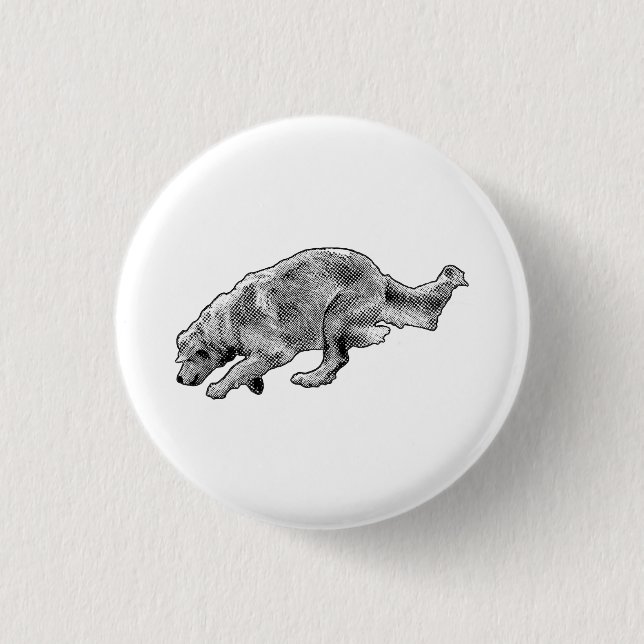 Little Speckled Burst Button (Front)