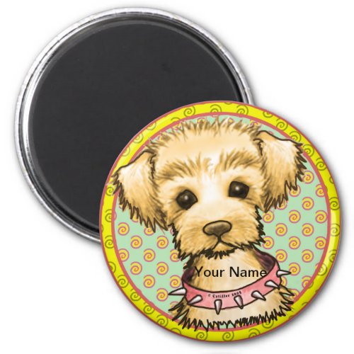Little Spike Dog custom name Magnet