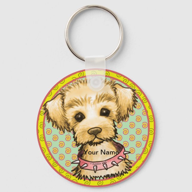 Little Spike Dog  Keychain (Front)