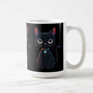 Little Spooky Black Cat Coffee Mug