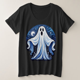 Little Spooky Ghost - Halloween 16 - Fan Fun Plus Size T-Shirt