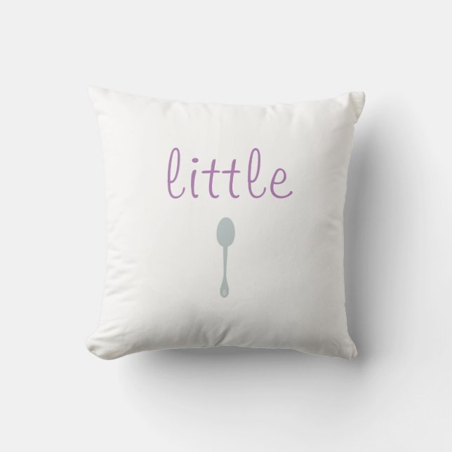 Little Spoon/Big Spoon pillow (Front)