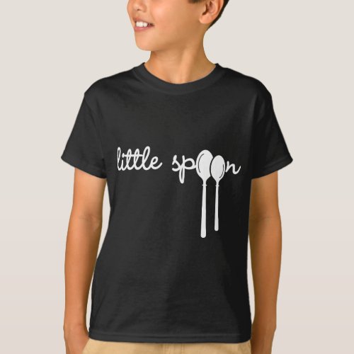 Little Spooning Couple Gift Idea T_Shirt