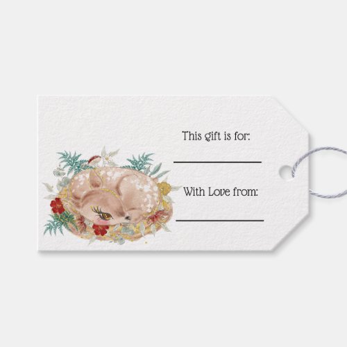 Little Spotted Fawn Christmas  Gift Tags