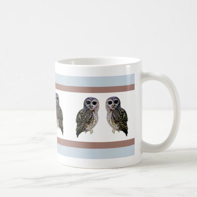 Little Spotted Owls Coffee Mug (Right)