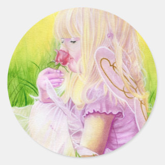 Little Spring Fairy Rose Sticker